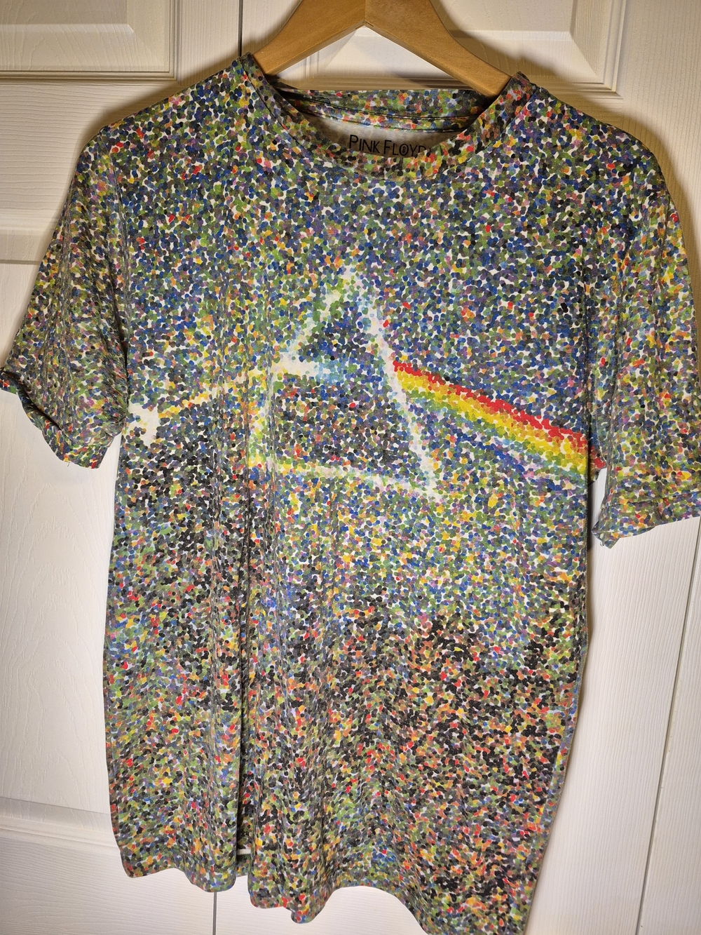 Pink Floyd Multicolor Pointillist Prism Short Sleeve Tee